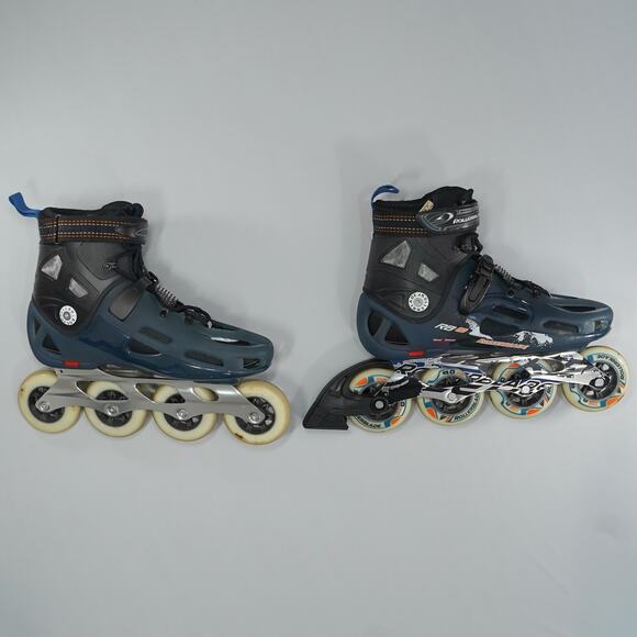Rollerblade RB 90 Urban Skates - Black/Blue - Size 12.5 - Picture 1 of 7